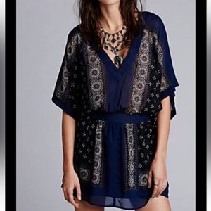 Free People Santa Cruz kimono tunic dress